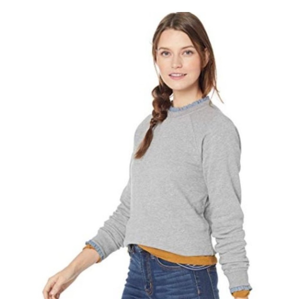 J.Crew Ruffle Sweatshirt - Picture 6 of 6